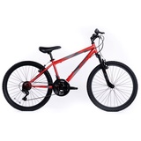 T&Y Trade 24 Zoll Kinder Mädchen MTB Mountainbike Fahrrad Rad Bike STONE ROT - Rot