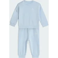 adidas LOOSE CREW TRAININGSANZUG - Crystal Sky - 98
