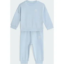adidas LOOSE CREW TRAININGSANZUG - Crystal Sky - 98