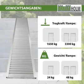 Trutzholm Schwerlastrampen 265 cm 3300 kg