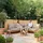 casa.pro Schilfzaun 100 x 500 cm Beige