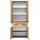 INOSIGN Skara Hochschrank 76 x 35 x 180 cm grau