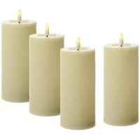 441 LED Kerzenset LINA 15 cm 4 St. creme