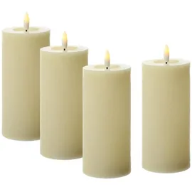 441 LED Kerzenset LINA 15 cm 4 St. creme