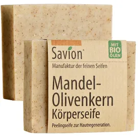 Savion Körperseife - Mandel-Olivenkern 80g