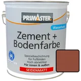 Primaster Zementfarbe und Bodenfarbe 5 l kupferbraun seidenmatt