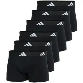 adidas Boxershorts Active Flex Cotton unifarben Schwarz L 6er Pack