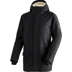 Funktionsjacke MAIER SPORTS "SENNE", Herren, Gr. 60, schwarz, 100% Polyester, Langarm, Jacken, Herren Outdoor-Jacke, wind/wasserdicht, 6 geräumige Taschen