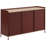 Muuto Enfold Sideboard 148 x 85 cm Eiche geölt / Rot