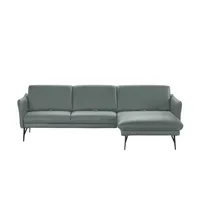 HIMOLLA Ecksofa Leder 1928 ¦ blau ¦ Maße (cm): B: 280 H: 83 T: 175.0