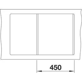 Blanco Metra 45 S-F felsgrau