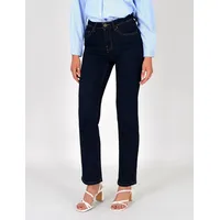 Esra Straight Leg Jeans Damen High Waist Hose Stretch Jeans Damen bis Übergröße G400 - 34