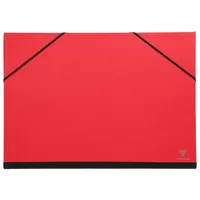Clairefontaine 10x Zeichenmappe mit Gummizug 37x52 cm - Rot