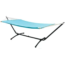 Outdoor Hängematte mit Gestell - 310cm Hängemattengestell 200x120 Stabhängematte