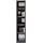 Möbel Boss Aktenregal 43 x 38 x 204 cm Grau/Schwarz
