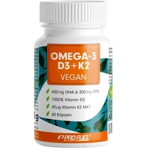 ProFuel Omega-3 + Vitamin D3 & K2 Kapseln 60 St.