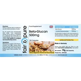 Fair & Pure Beta-Glucan Kapseln 1500 mg 120 St.