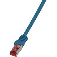 Logilink PrimeLine Patchkabel, Cat6, S/FTP, RJ-45/RJ-45, 0.5m, blau (CQ2026S)