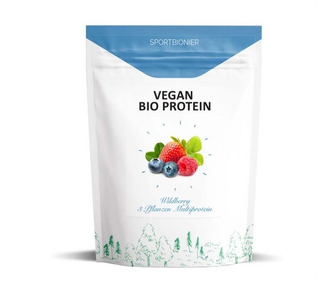 Sportbionier Vegan Protein Proteinblend Wildberry bio