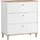 Schildmeyer Kommode Hilda weiß (mattweiß, artisaneichefarben), B:80,1cm H:90,4cm T:40,0cm, FSC-zertifizierter Holzwerkstoff, Sideboards, 3 Schubladen