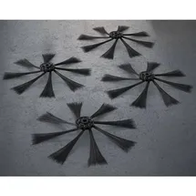 AEG ARSB2 Seitenbürsten für RX9 (4er Pack, Ersatzbürsten, präzises und gründliches Saugen, optimale Staubaufnahme, extra weich, einfaches Tauschen) schwarz