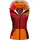 Navahoo Damen Steppweste leicht mit Abnehmbarer Kapuze Colourblocking-Stil Shadaa Multikulti Multicolour Autumn Leaves Gr. L - L