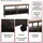 MCW N28 Lowboard 55x130x36cm Schwarz/Natur Holz/Metall