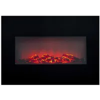 Dekorativer Dekorativer elektrischer Wandkamin Classic Fire Memphis Schwarz 1...