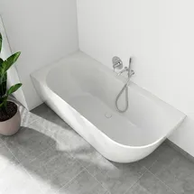 Evineo ineo4 Eck-Badewanne L: 170 B: 80 cm, Raumecke links, BE4026WH,