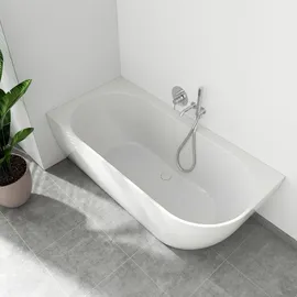 Evineo ineo4 Eck-Badewanne L: 170 B: 80 cm, Raumecke links, BE4026WH,