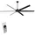 Westinghouse Widespan Deckenventilator schwarz