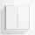 Senic Friends of Hue Smart Switch Tasten mit Wippe, 2-fach, weiß glänzend,