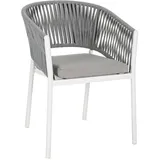 BIZZOTTO Florencia Gartenstuhl 57 x 57 x 80 cm grau 1 St.