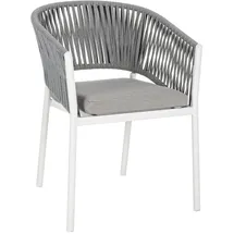 BIZZOTTO Florencia Gartenstuhl 57 x 57 x 80 cm grau 1 St.