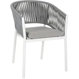 BIZZOTTO Florencia Gartenstuhl 57 x 57 x 80 cm grau 1 St.