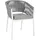 BIZZOTTO Florencia Gartenstuhl 57 x 57 x 80 cm grau 1 St.