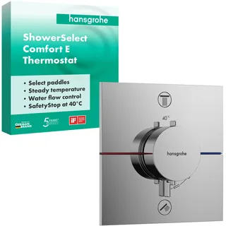 Hansgrohe ShowerSelect Comfort E Thermostat Unterputz, für 2 Verbraucher Chrom