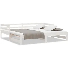 vidaXL Tagesbett ohne Matratze Weiß 90x190 cm