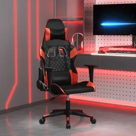 vidaXL Gaming-Stuhl Kunstleder Schwarz und Rot