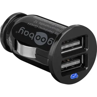 goobay 58820 USB Type-C Auto-Ladeset (12W/2.4A) Kfz-Ladeadapter und USB Type-C Kabel 1.0m Schwarz