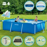 Intex – Schwimmbecken mit rechteckigem Rahmen – 300 x 200 x 75 cm – im Lieferumfang enthalten Accessoire CB97