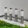 LINDBY Sirita LED-Erdspieß-Solarlampe, 4er-Set,