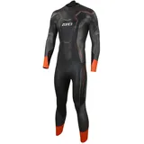 Zone3 Vanquish Langarm-neoprenanzug - Black / Gun Metal / Red - ST