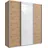 180 x 210 x 64 cm Beige/Weiß