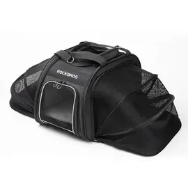 ROCKBROS Transport-Fahrradtasche für Katzen und Hunde schwarz