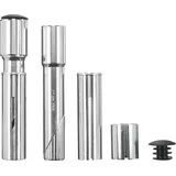 Ergotec Ahead Adapter Alu, für 1 1 1/8 25 - 50mm, silber (1 Set) - Silber