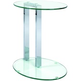 Haku-Möbel HAKU Möbel Beistelltisch Glas transparent 45,0 x 35,0 x 50,0 cm