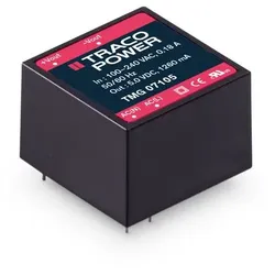 TRACO POWER TMG 07105, 27,4 mm, 18,7 mm, 27,4 mm, 26 g, 6,3 W, 90 - 264 V