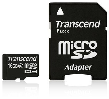 Transcend Micro SD-Card Class 10 16 GB