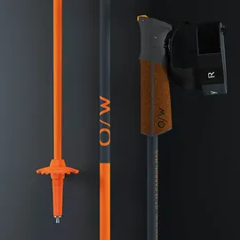 One Way GT 13 Carbon MAG Skistöcke panther black/flame - 125cm